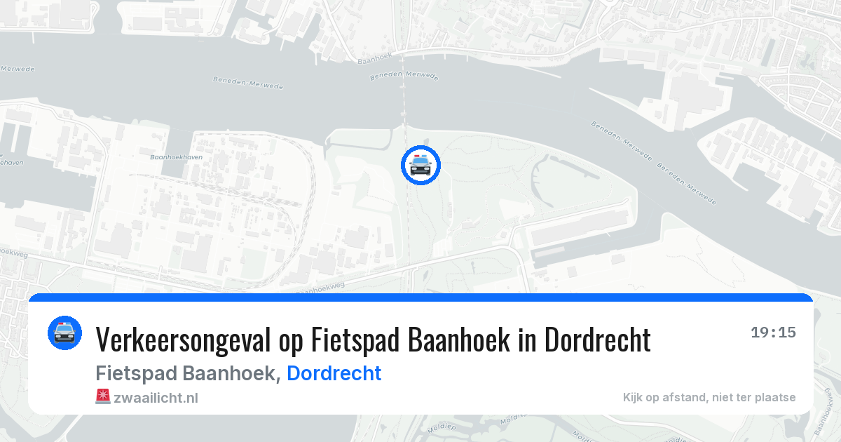 Verkeersongeval op Fietspad Baanhoek in Dordrecht — 27 jun 2026