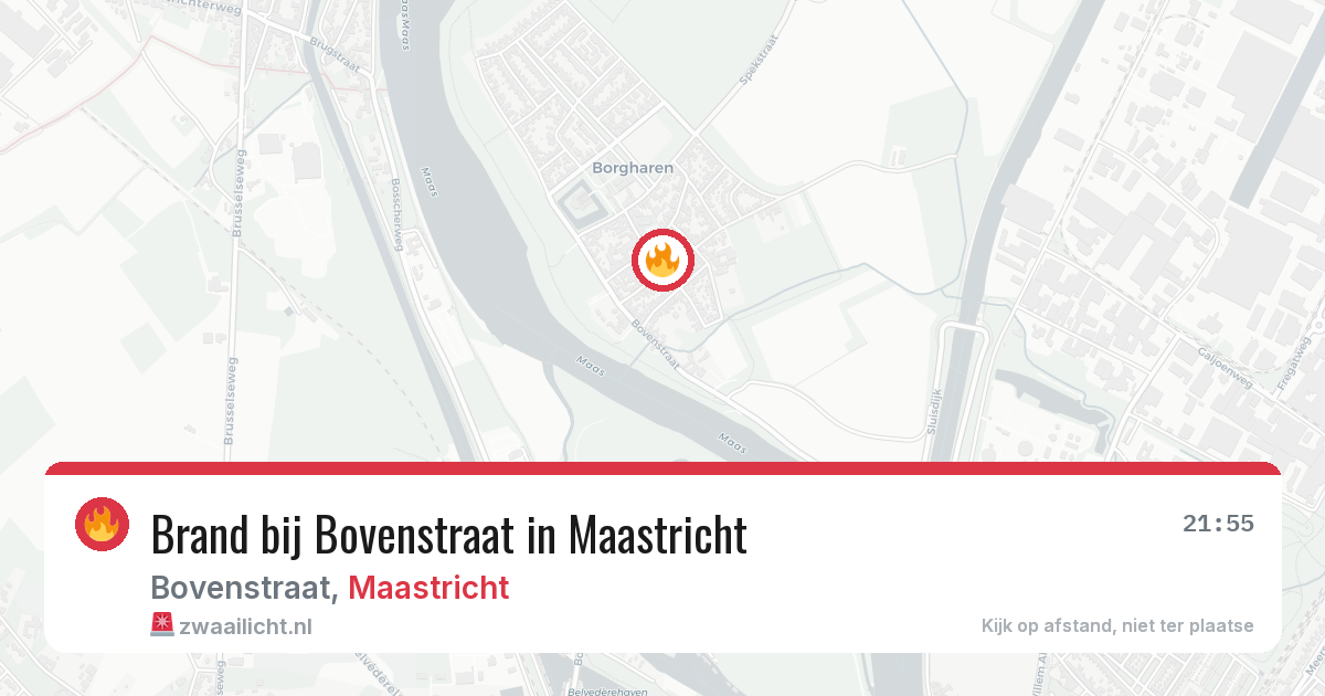 Brand bij Bovenstraat in Maastricht — 8 mei 2026
