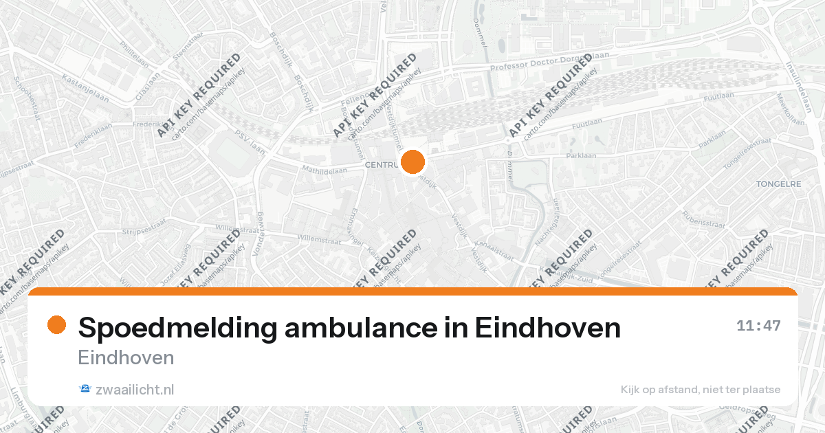 Spoedmelding ambulance in Eindhoven — 9 mrt 2026
