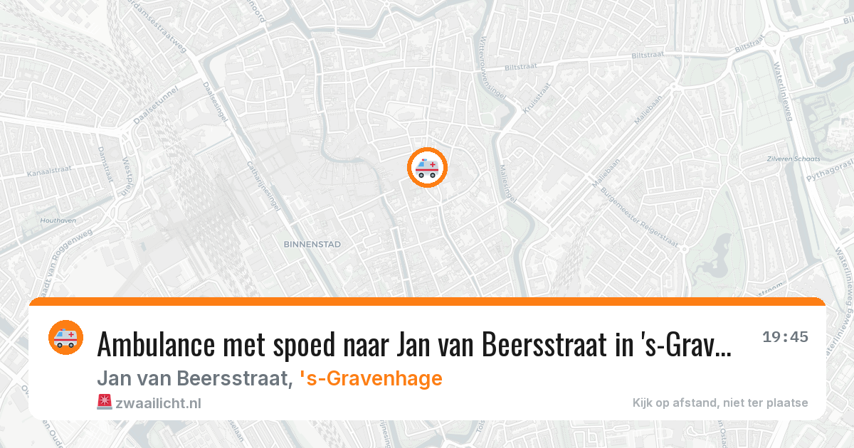Ambulance met spoed naar Jan van Beersstraat in 's-Gravenhage — 22 jan 2026