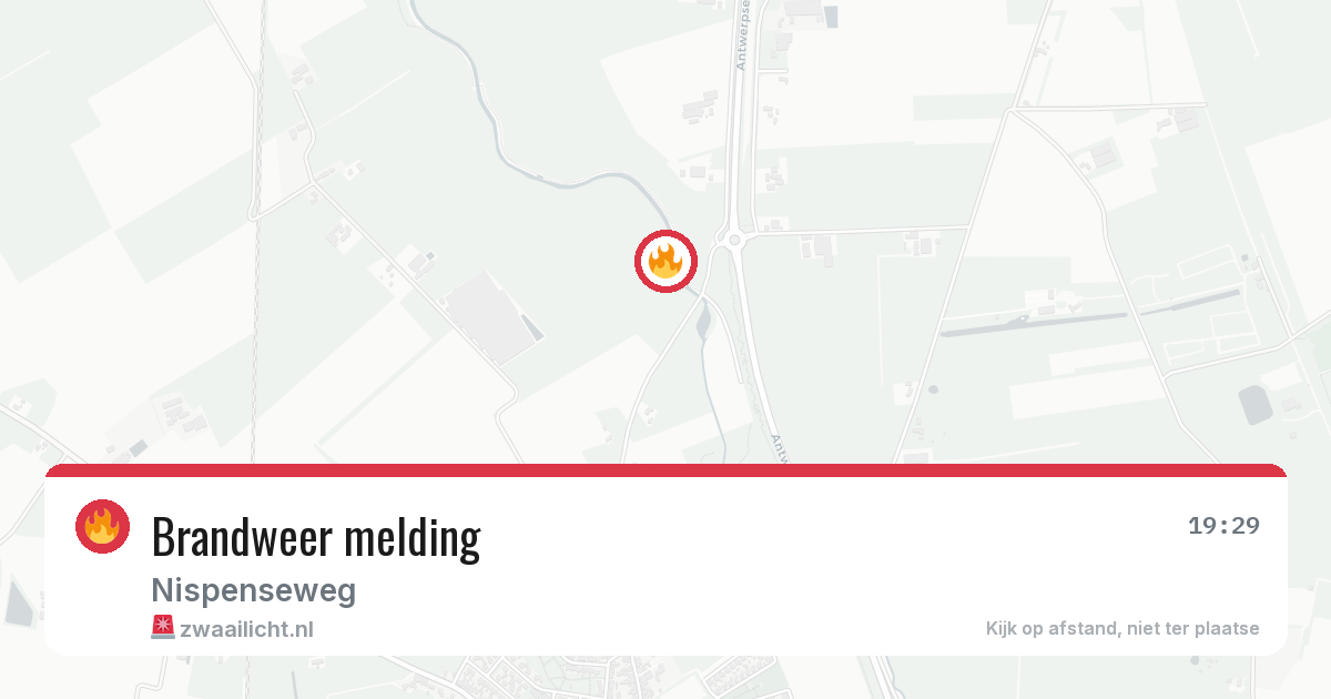 Brandweer melding — 16 feb 2026