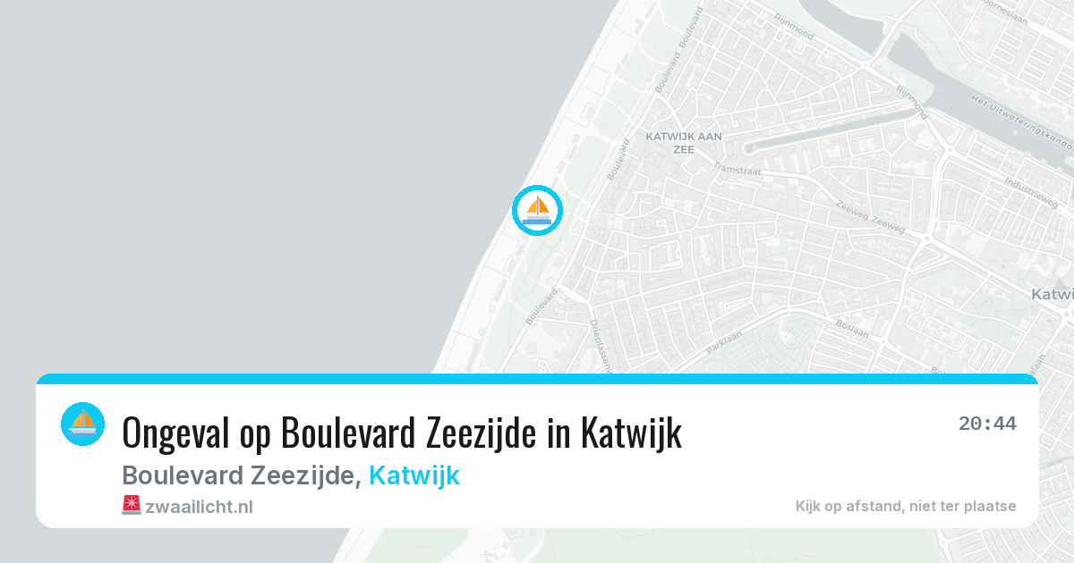 Ongeval op Boulevard Zeezijde in Katwijk — 27 jun 2026