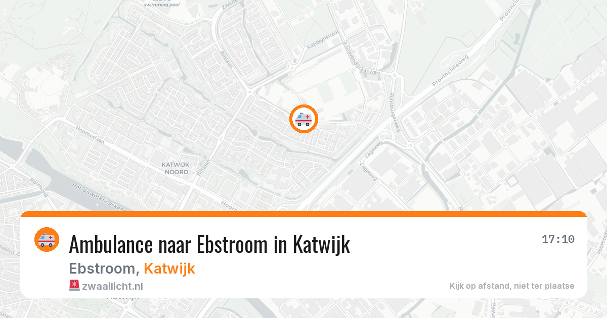 Ambulance naar Ebstroom in Katwijk — 9 jul 2026