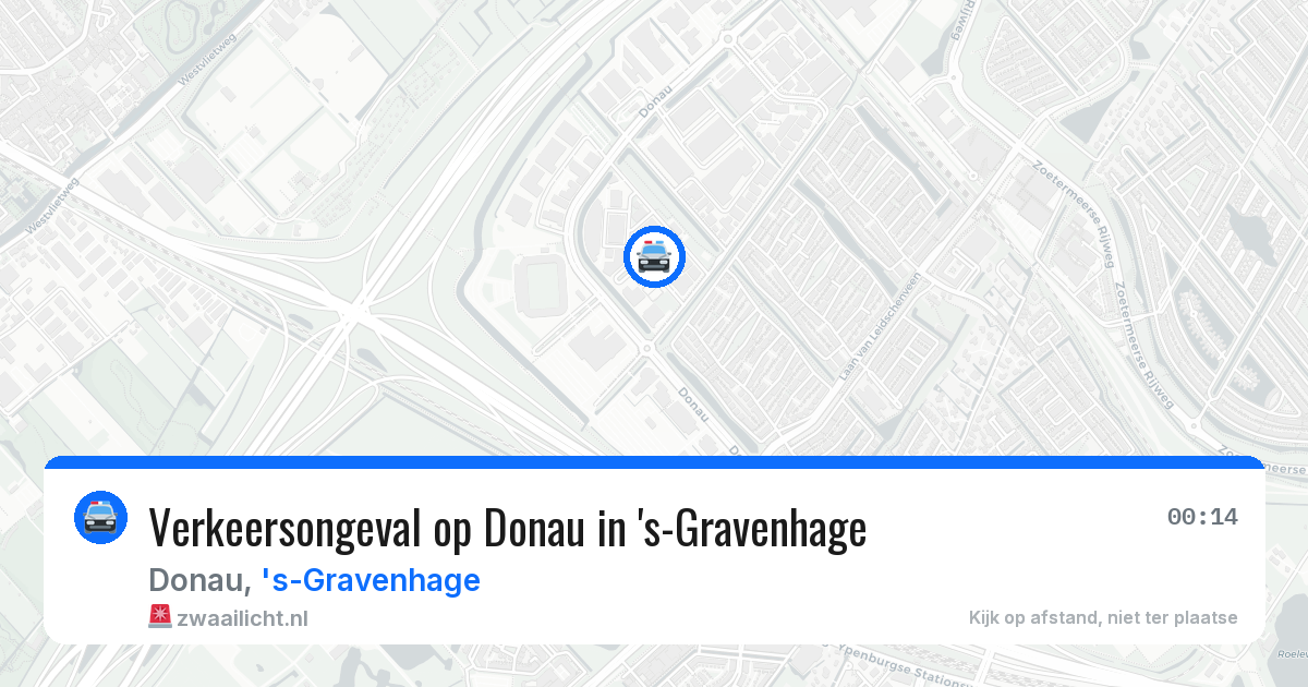 Verkeersongeval op Donau in 's-Gravenhage — 12 aug 2026