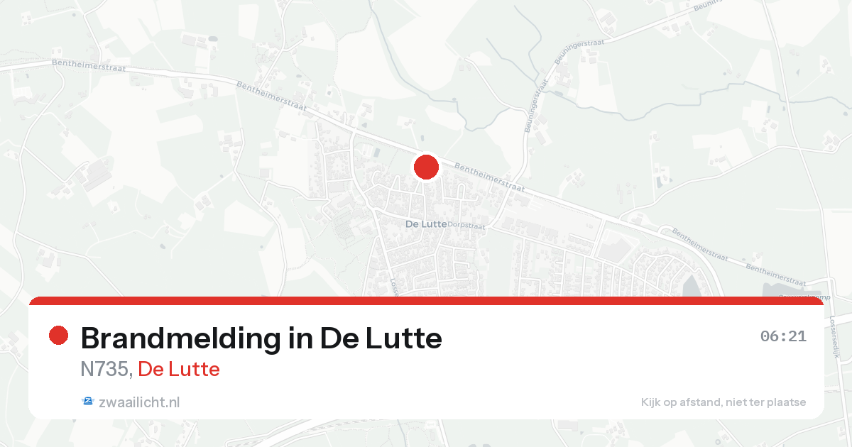 Brandmelding in De Lutte — 10 aug 2026