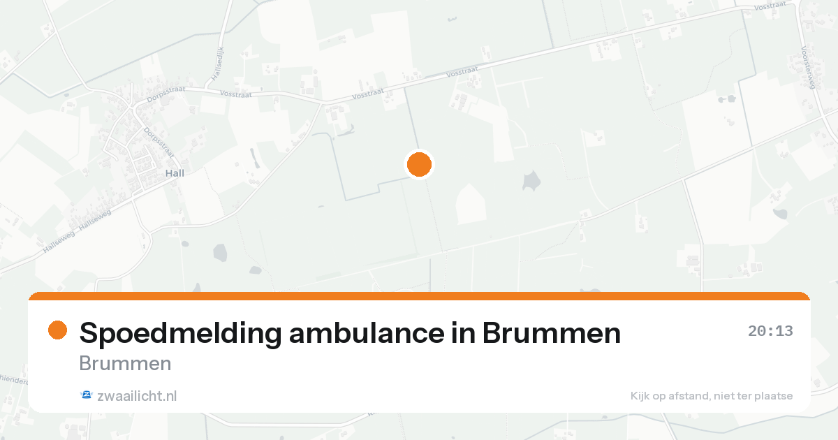 Spoedmelding ambulance in Brummen — 14 aug 2026
