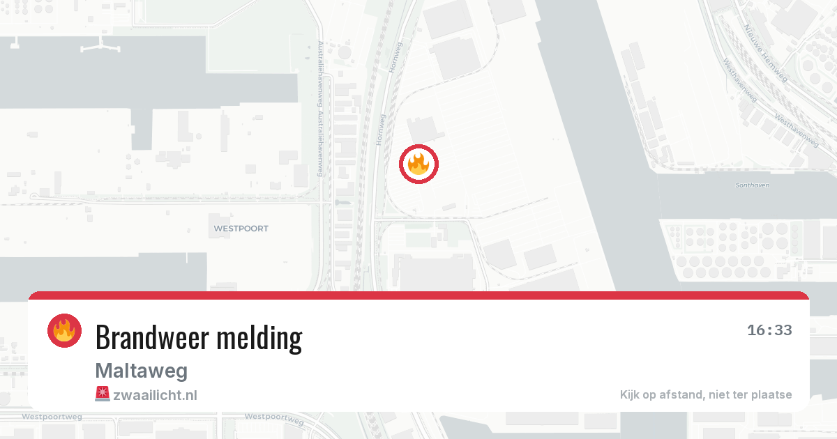Brandweer melding — 12 apr 2026