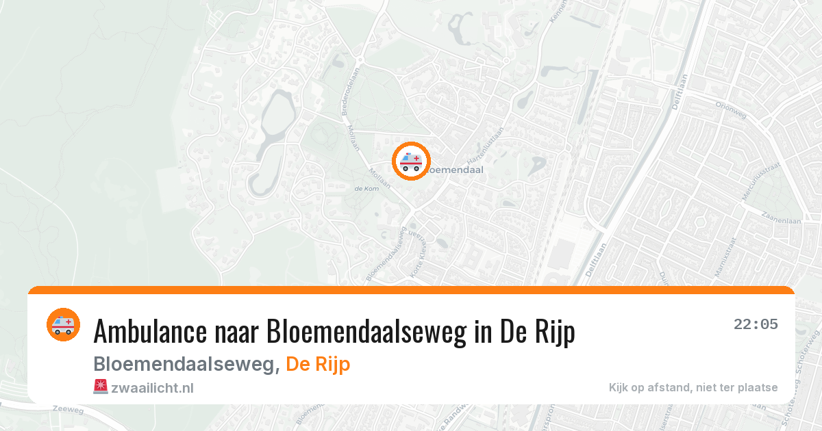 Ambulance naar Bloemendaalseweg in De Rijp — 19 jun 2026