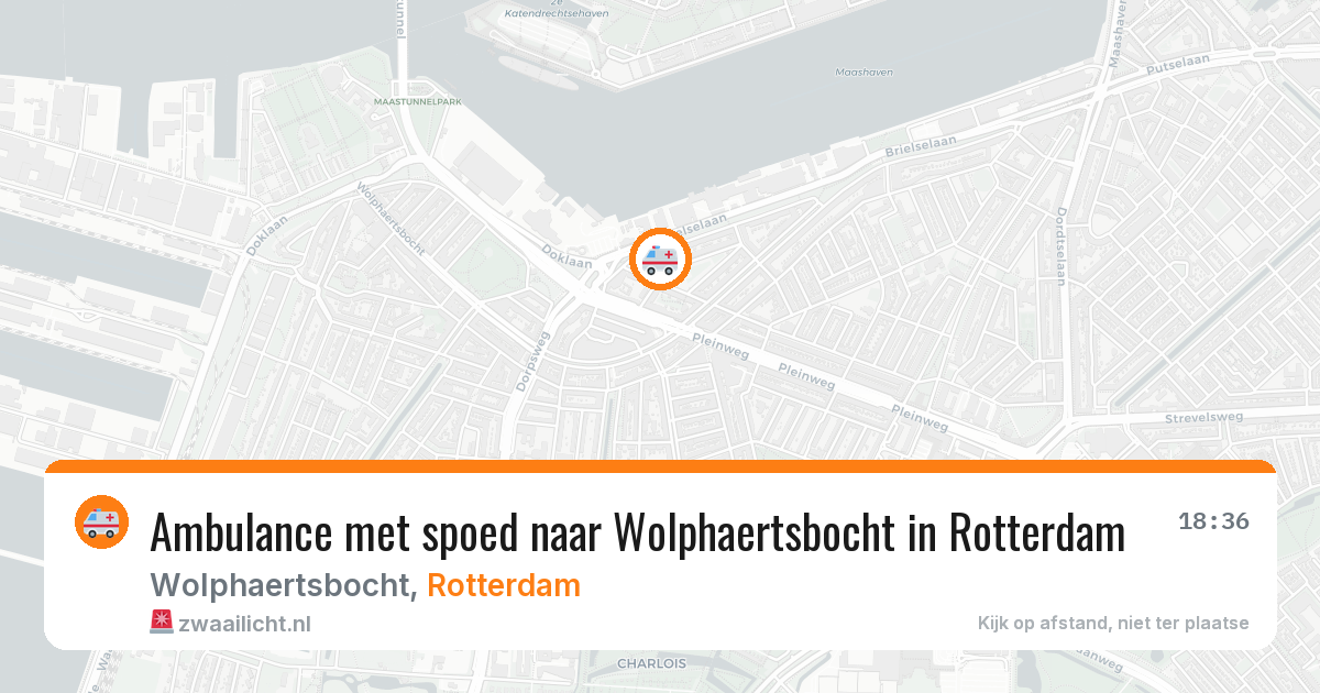 Ambulance met spoed naar Wolphaertsbocht in Rotterdam — 7 mrt 2026
