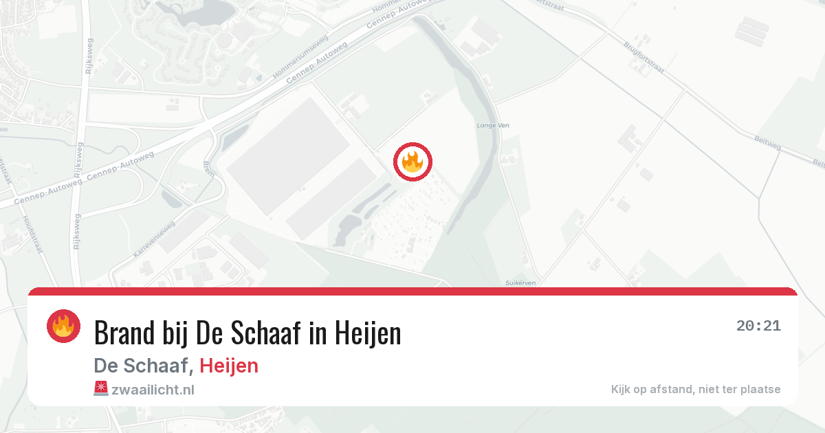 Brand bij De Schaaf in Heijen — 8 jun 2026