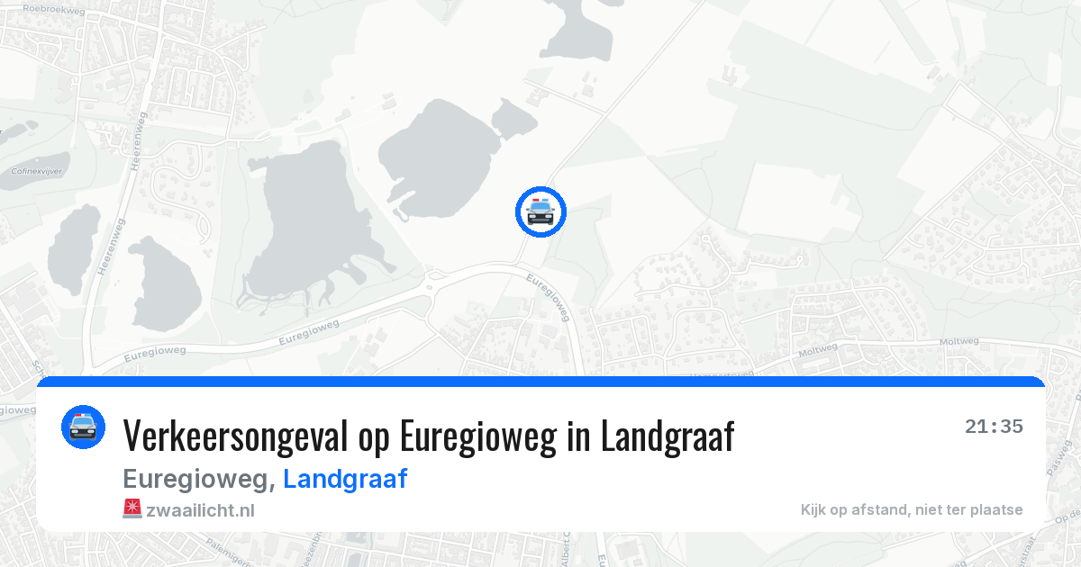 Verkeersongeval op Euregioweg in Landgraaf — 18 apr 2026