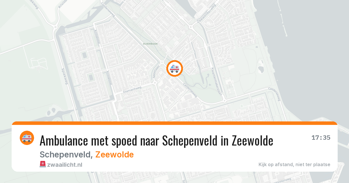 Ambulance met spoed naar Schepenveld in Zeewolde — 3 jul 2026