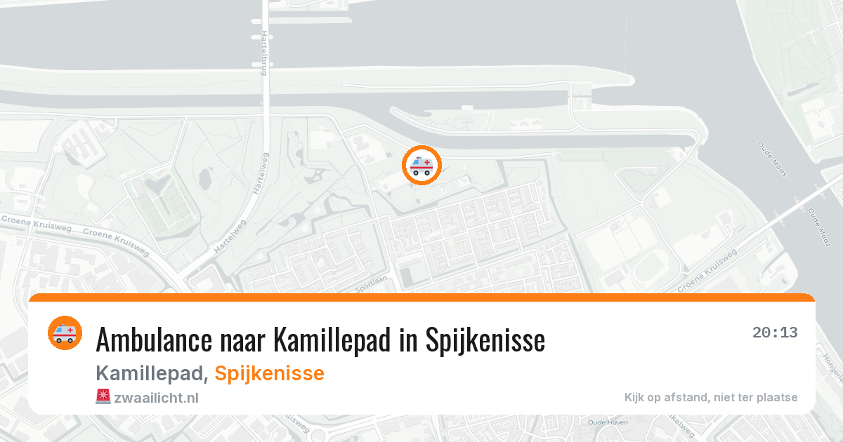 Ambulance naar Kamillepad in Spijkenisse — 5 jun 2026