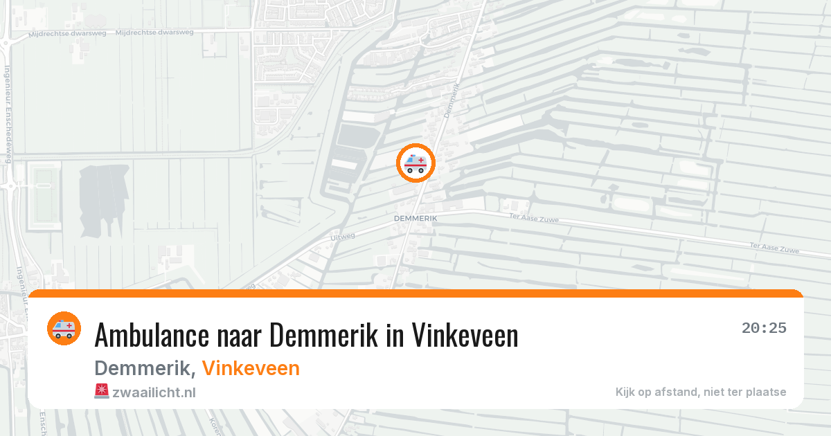 Ambulance naar Demmerik in Vinkeveen — 22 mei 2026
