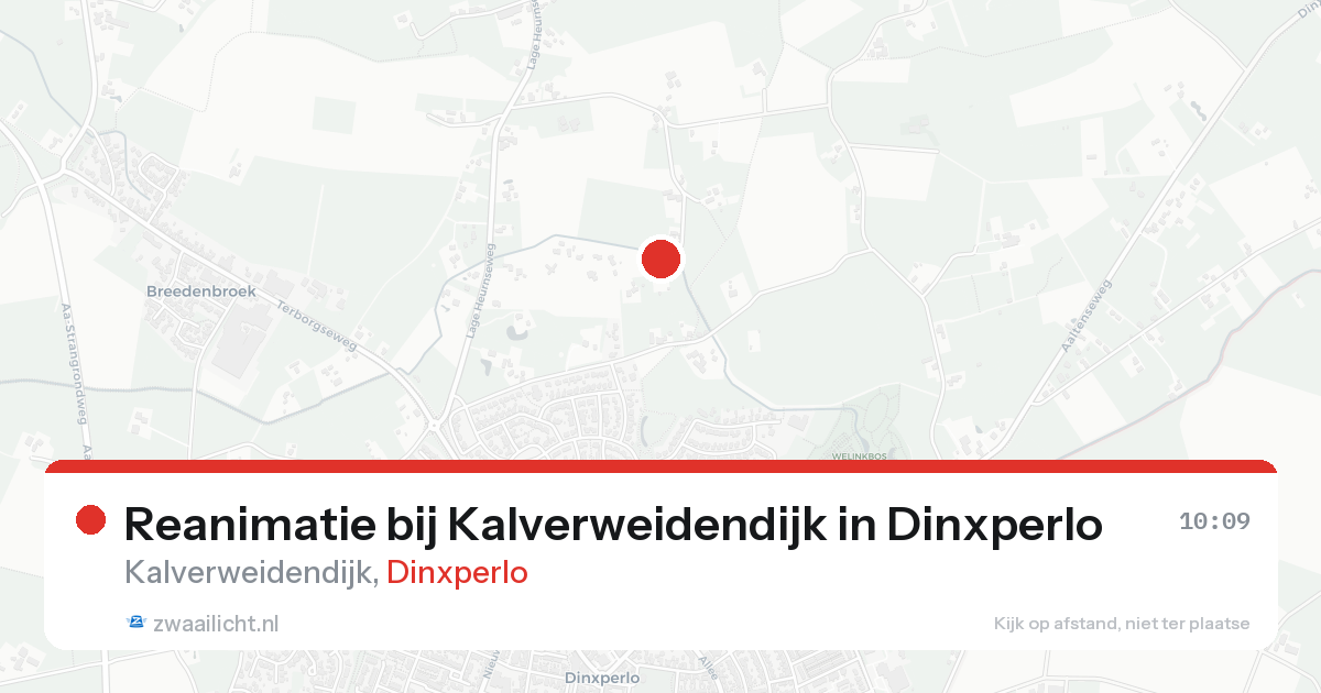Reanimatie bij Kalverweidendijk in Dinxperlo — 18 aug 2026