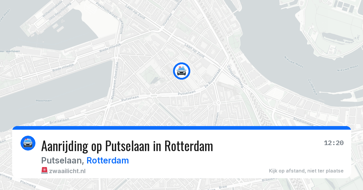 Aanrijding op Putselaan in Rotterdam — 2 jul 2026