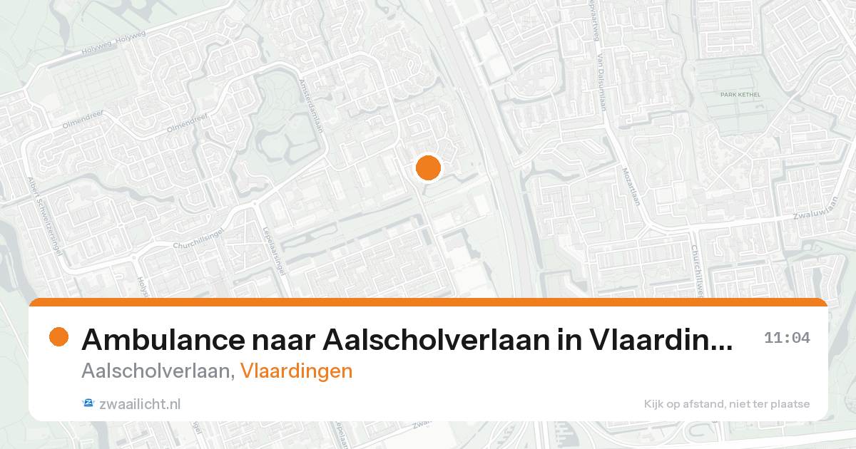 Ambulance naar Aalscholverlaan in Vlaardingen — 7 feb 2026