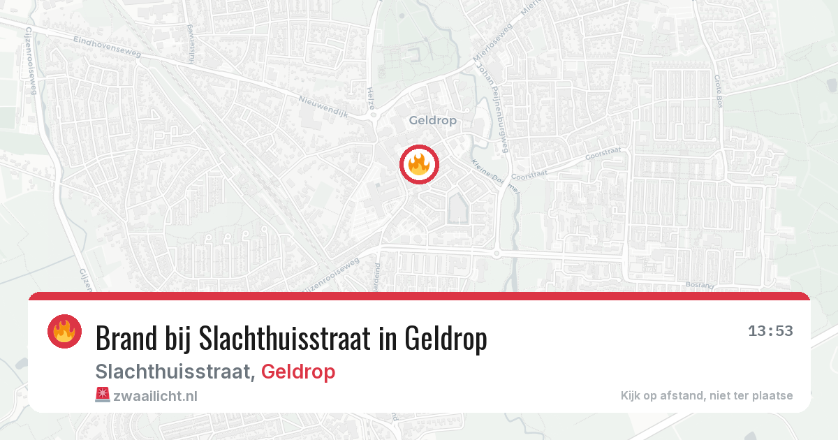 Brand bij Slachthuisstraat in Geldrop — 3 jul 2026
