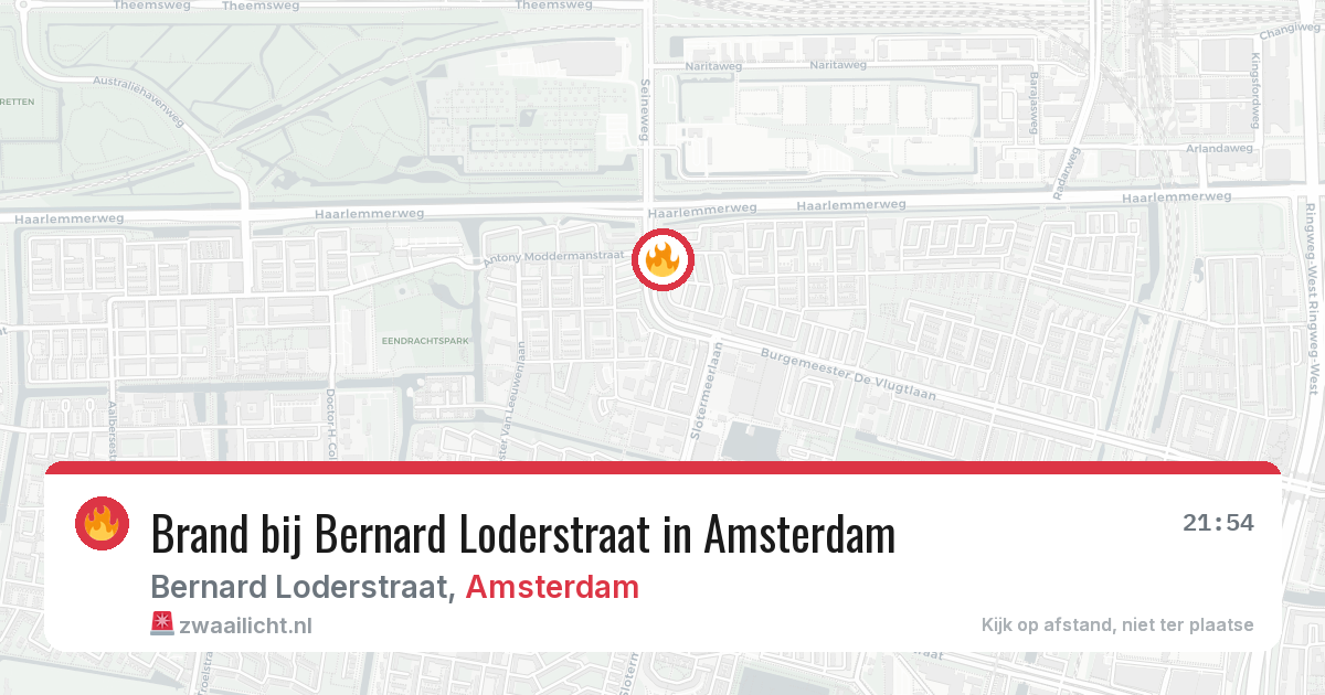 Brand bij Bernard Loderstraat in Amsterdam — 3 jun 2026