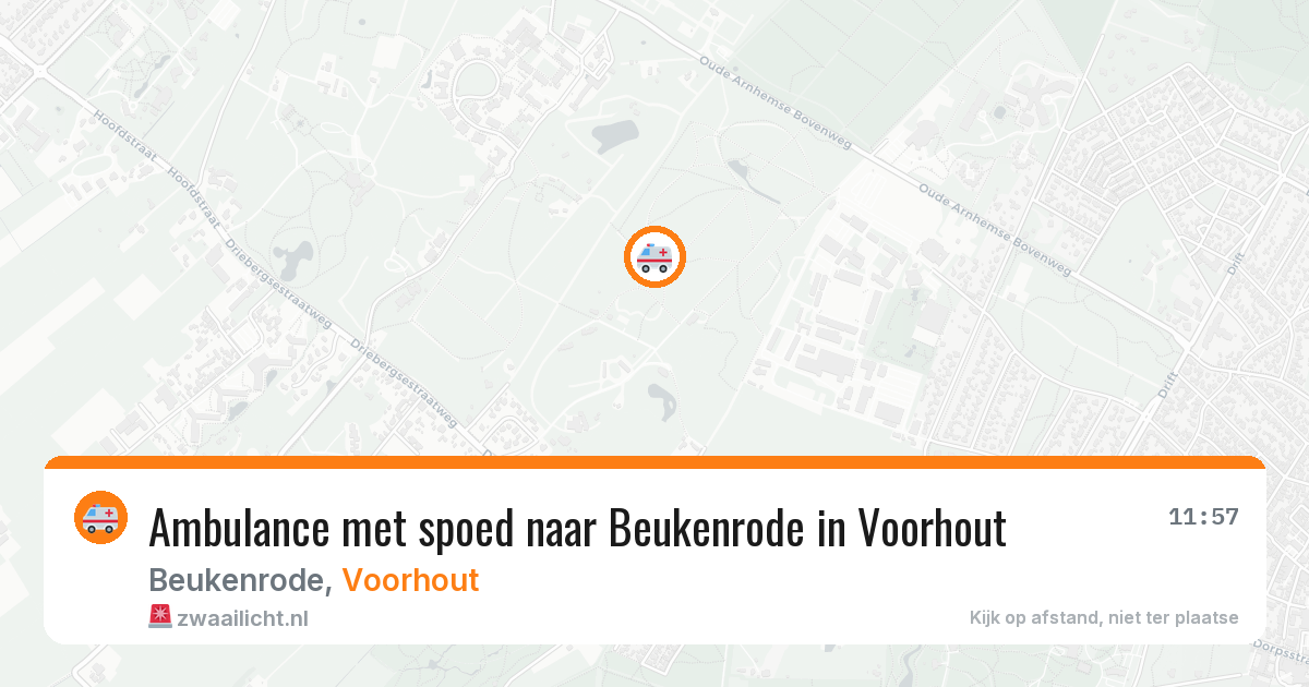 Ambulance met spoed naar Beukenrode in Voorhout — 29 jan 2026