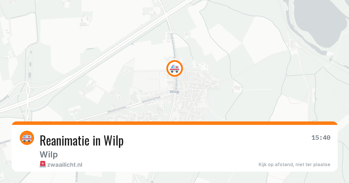 Reanimatie in Wilp — 24 jun 2026