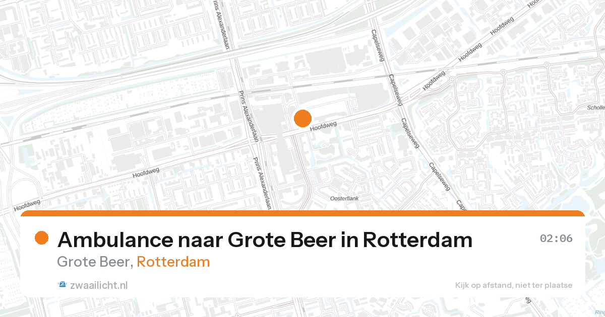 Ambulance naar Grote Beer in Rotterdam — 1 feb 2026