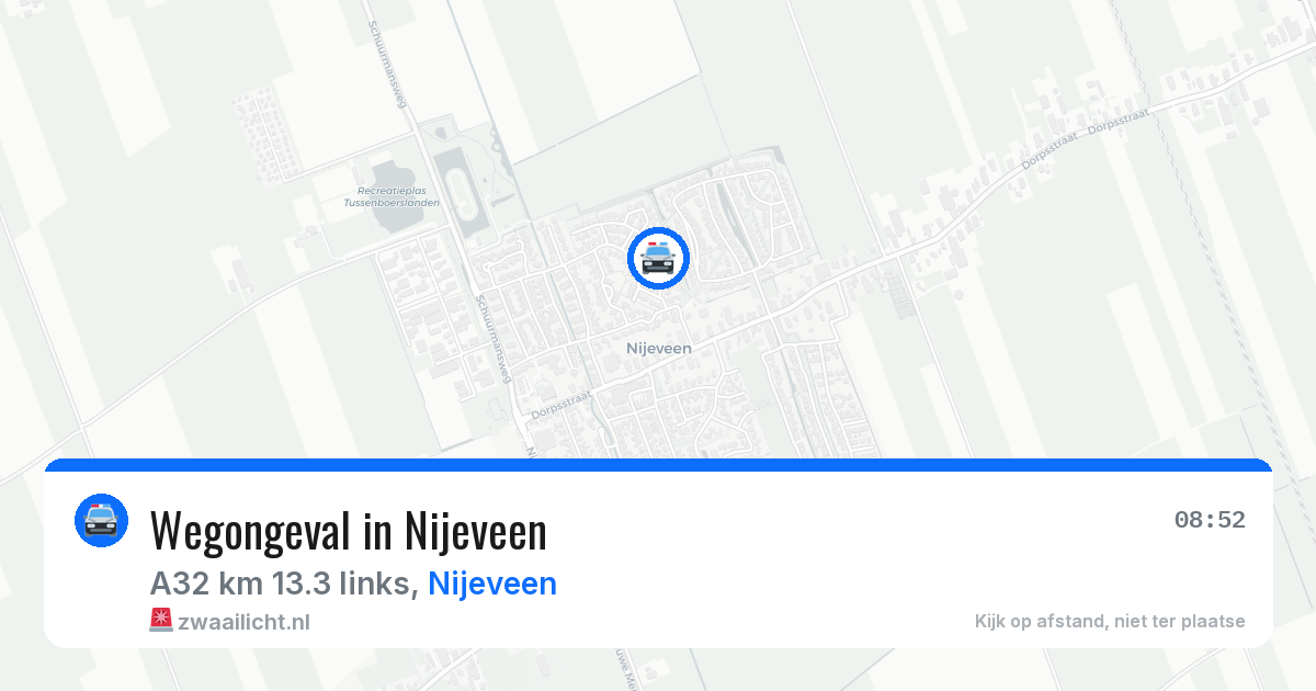 Wegongeval in Nijeveen — 12 mei 2026