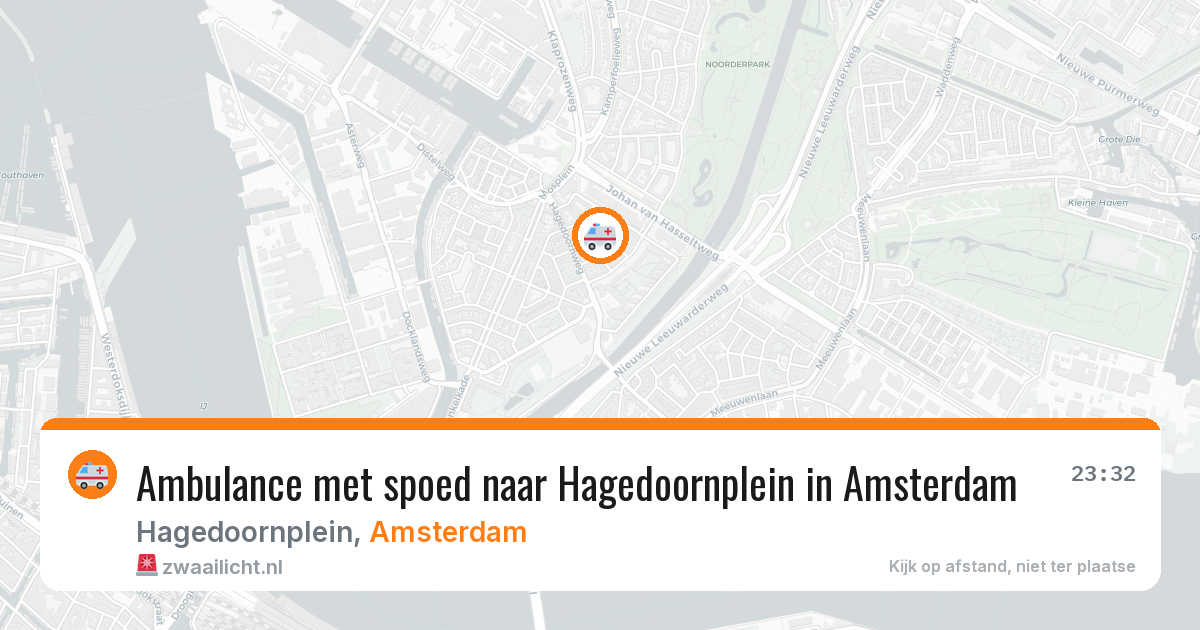 Ambulance met spoed naar Hagedoornplein in Amsterdam — 29 jun 2026
