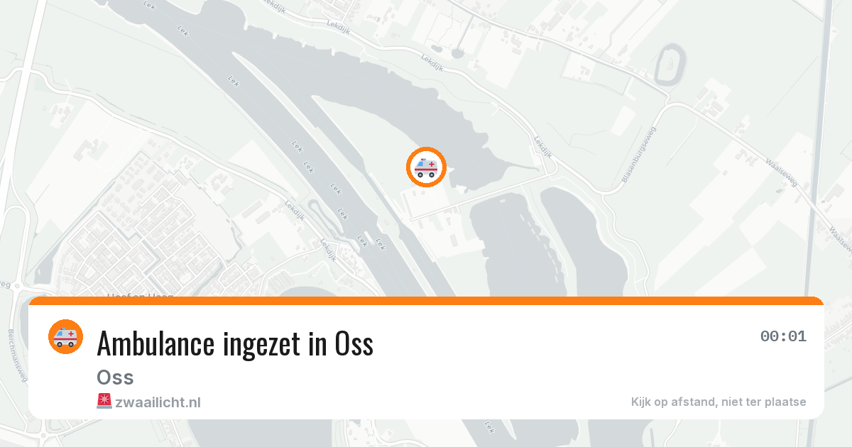 Ambulance ingezet in Oss — 5 feb 2026