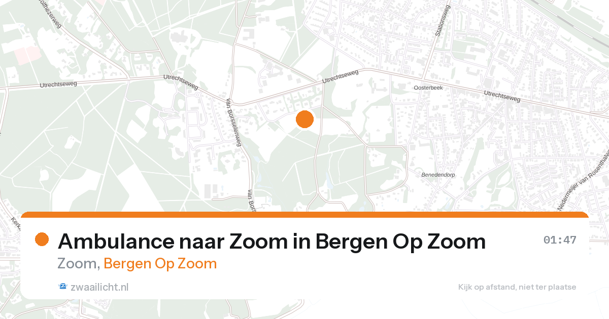Ambulance naar Zoom in Bergen Op Zoom — 7 feb 2026