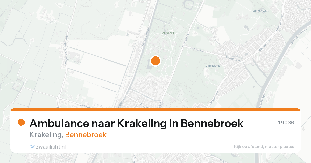 Ambulance naar Krakeling in Bennebroek — 27 mei 2026