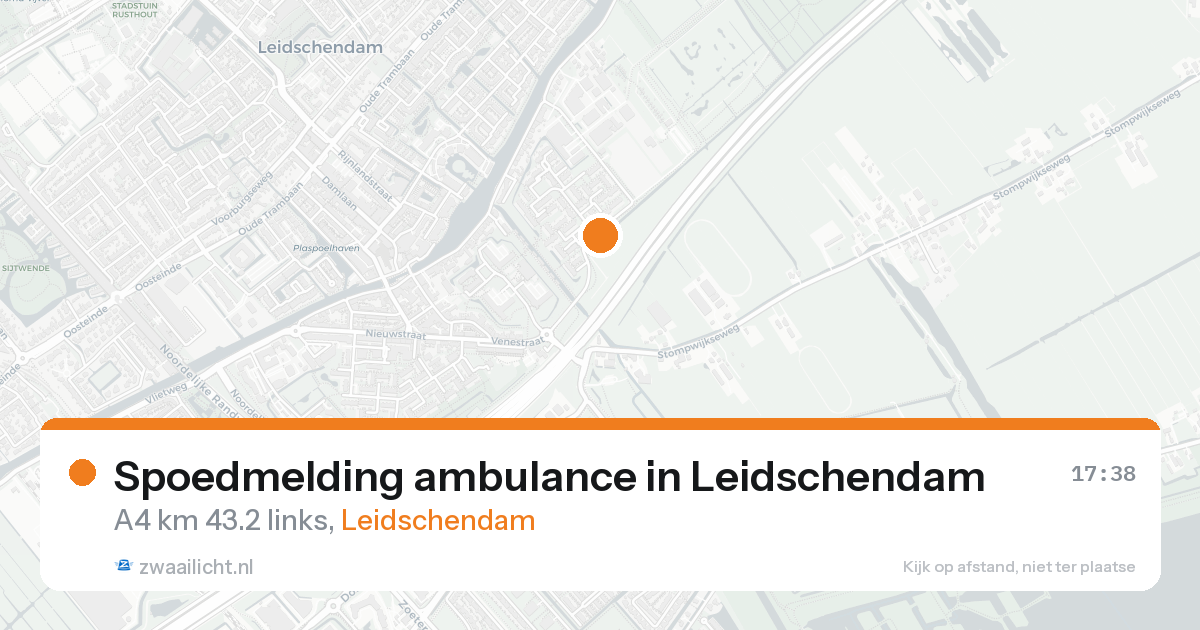Spoedmelding ambulance in Leidschendam — 17 aug 2026