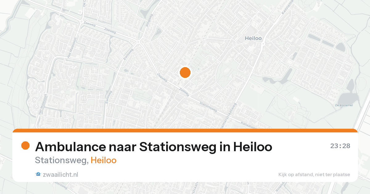Ambulance naar Stationsweg in Heiloo — 22 aug 2026