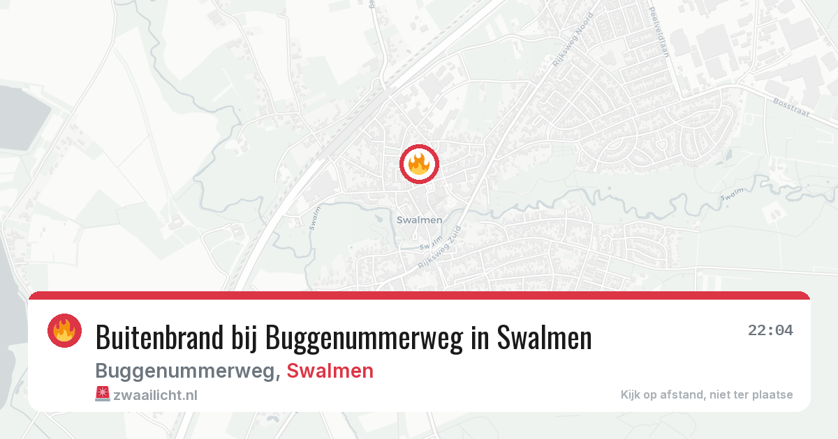 Buitenbrand bij Buggenummerweg in Swalmen — 8 jul 2026