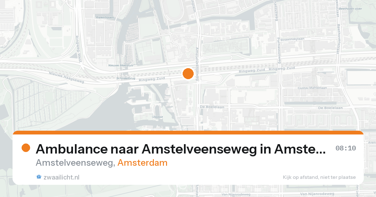 Ambulance naar Amstelveenseweg in Amsterdam — 27 mei 2026