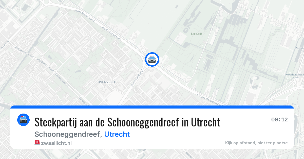 Steekpartij aan de Schooneggendreef in Utrecht — 24 mei 2026