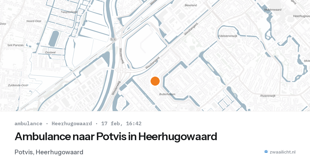 Ambulance naar Potvis in Heerhugowaard — 17 feb 2026