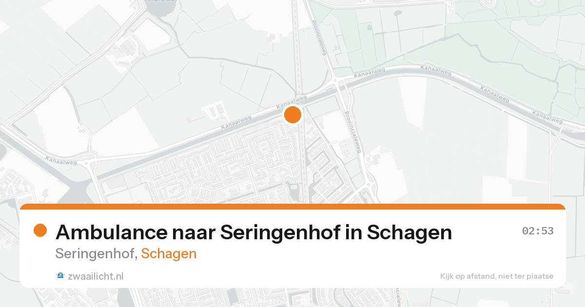 Ambulance naar Seringenhof in Schagen — 31 jan 2026