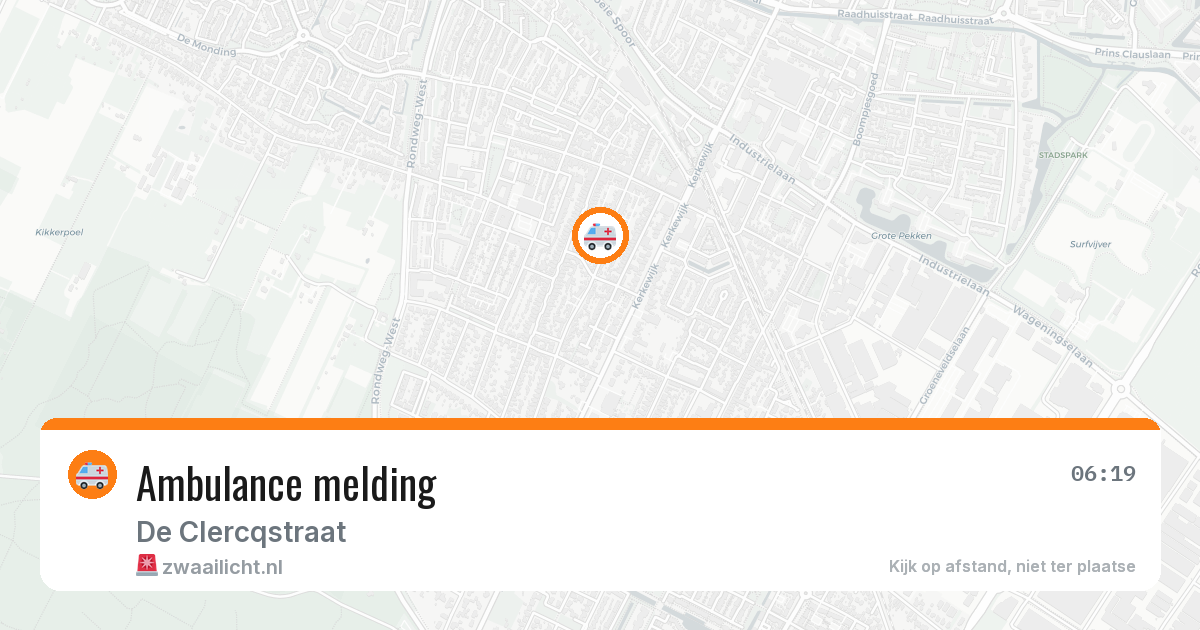 Ambulance melding — 5 jun 2026