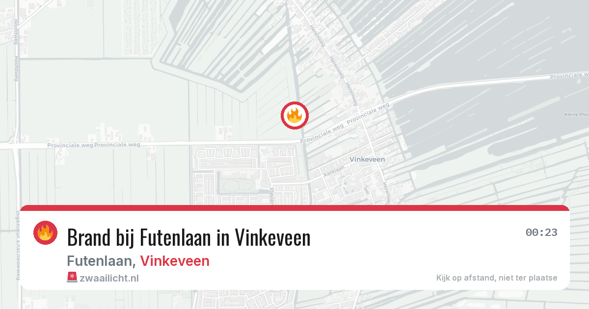 Brand bij Futenlaan in Vinkeveen — 27 jun 2026
