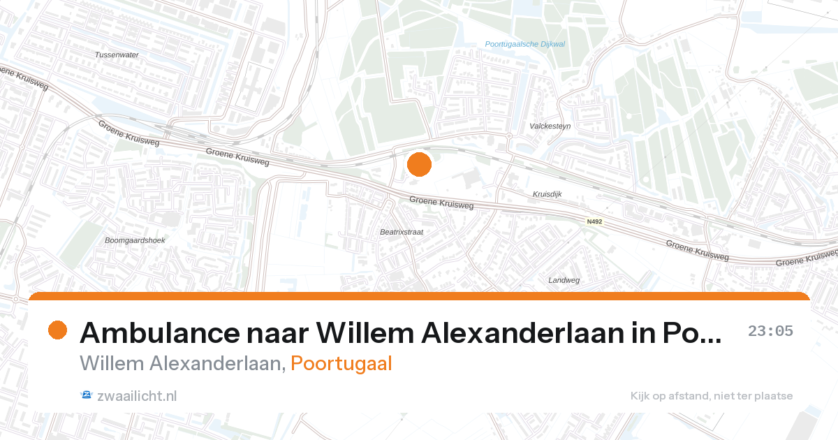 Ambulance naar Willem Alexanderlaan in Poortugaal — 10 jun 2026