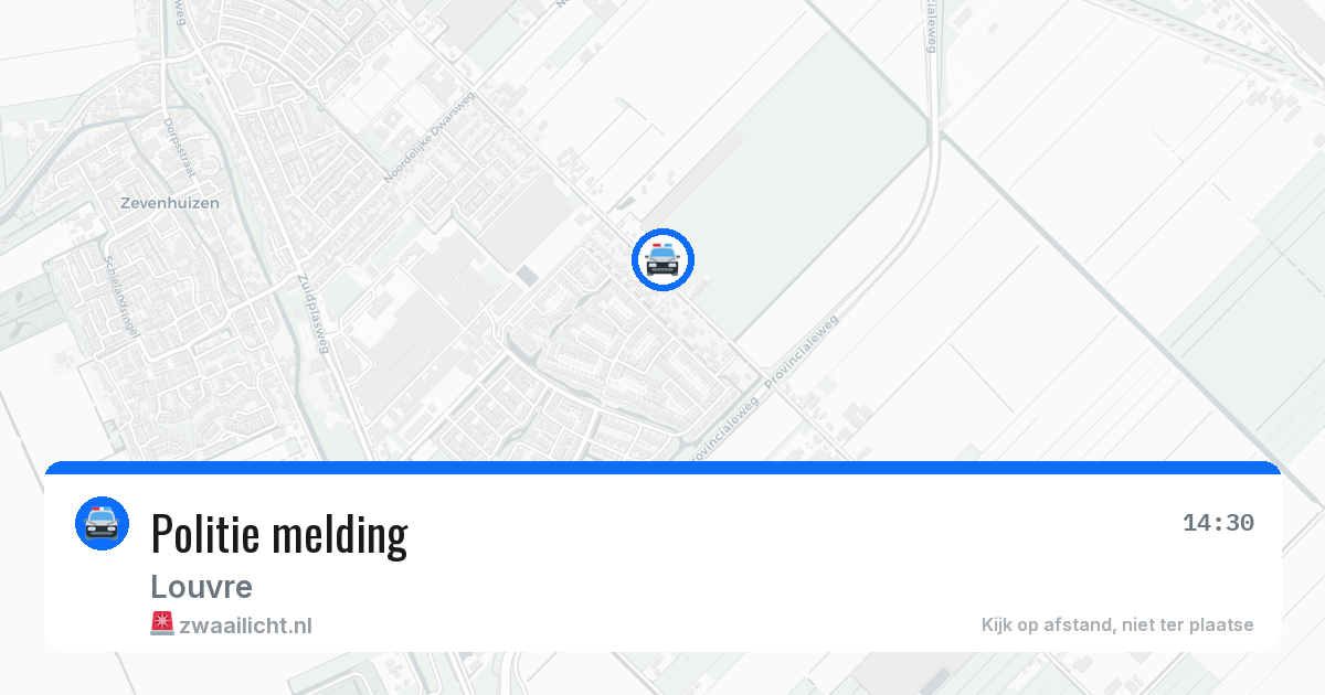 Politie melding — 28 jul 2026