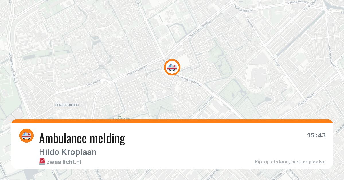 Ambulance melding — 5 jul 2026