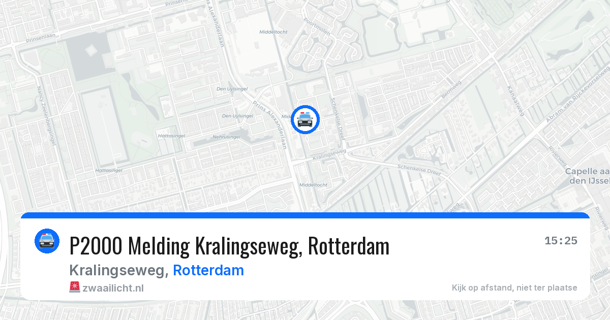 P2000 Melding Kralingseweg, Rotterdam — 13 jun 2026
