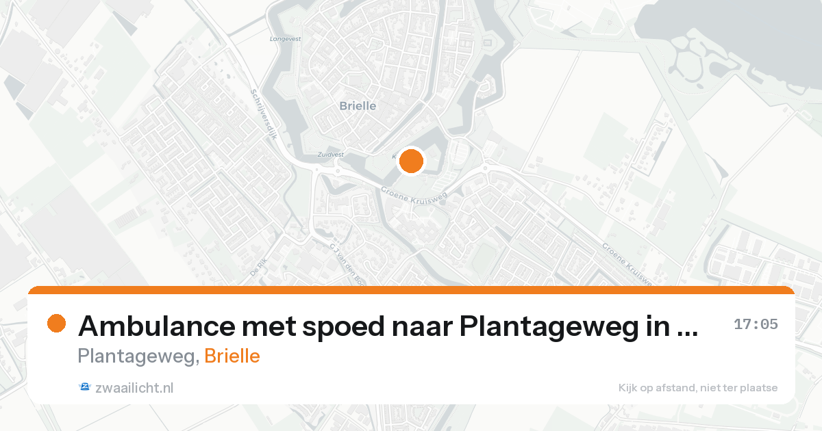 Ambulance met spoed naar Plantageweg in Brielle — 30 jan 2026