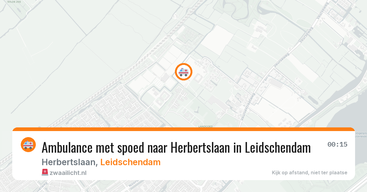 Ambulance met spoed naar Herbertslaan in Leidschendam — 11 mei 2026