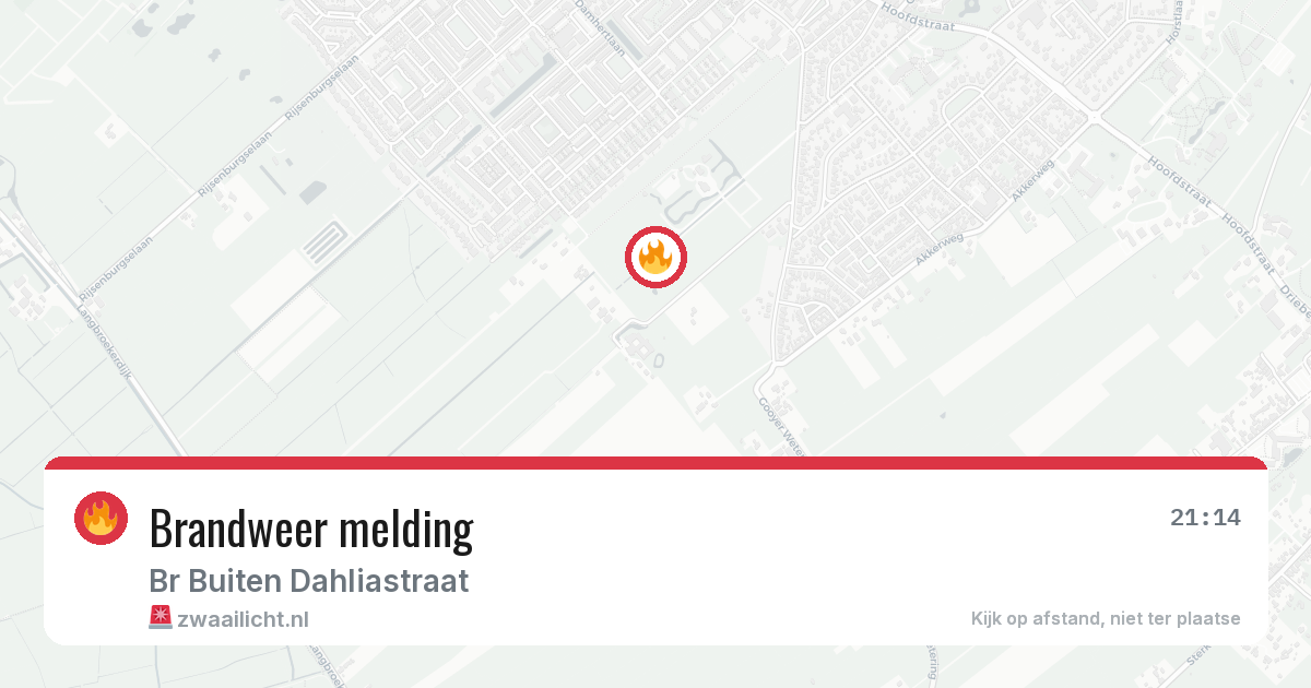 Brandweer melding — 8 feb 2026