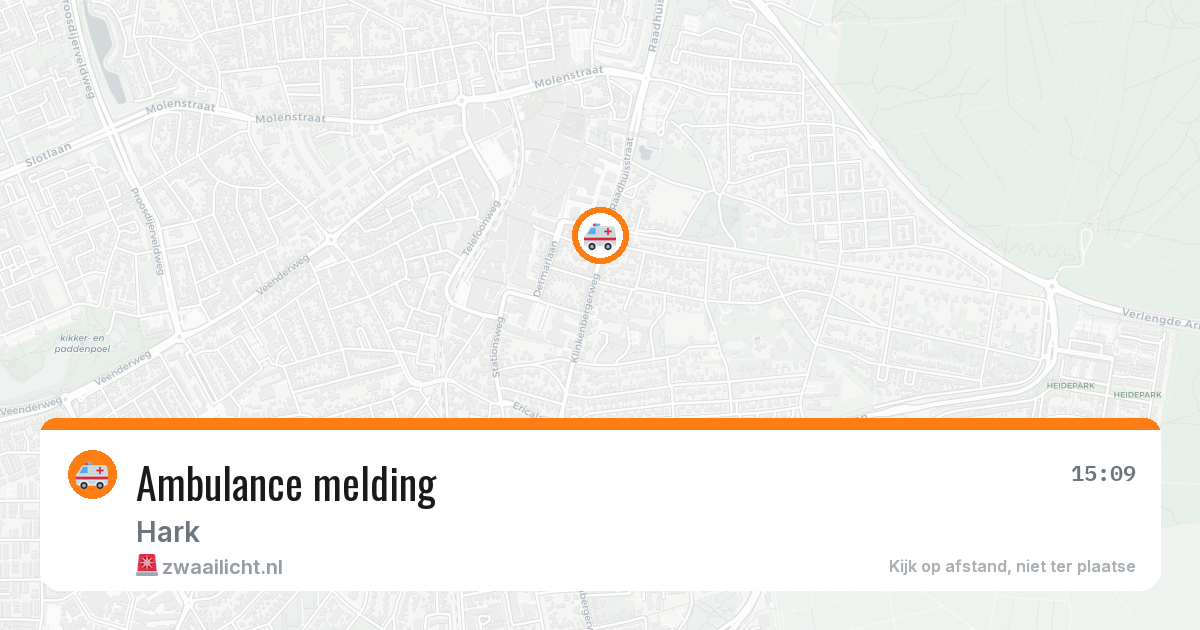 Ambulance melding — 8 feb 2026