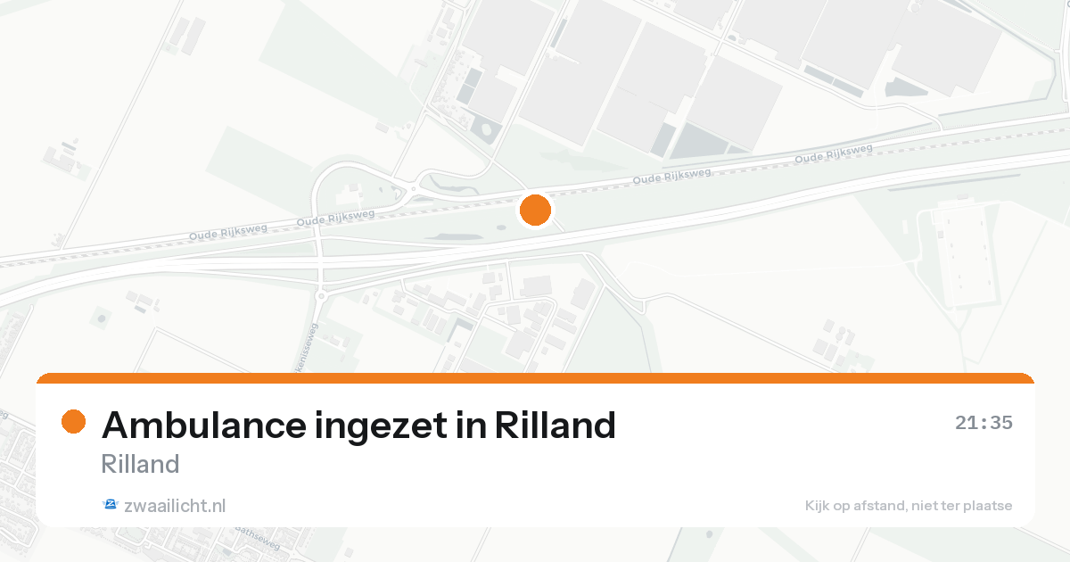 Ambulance ingezet in Rilland — 20 aug 2026