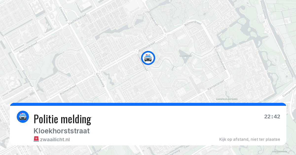 Politie melding — 29 jun 2026